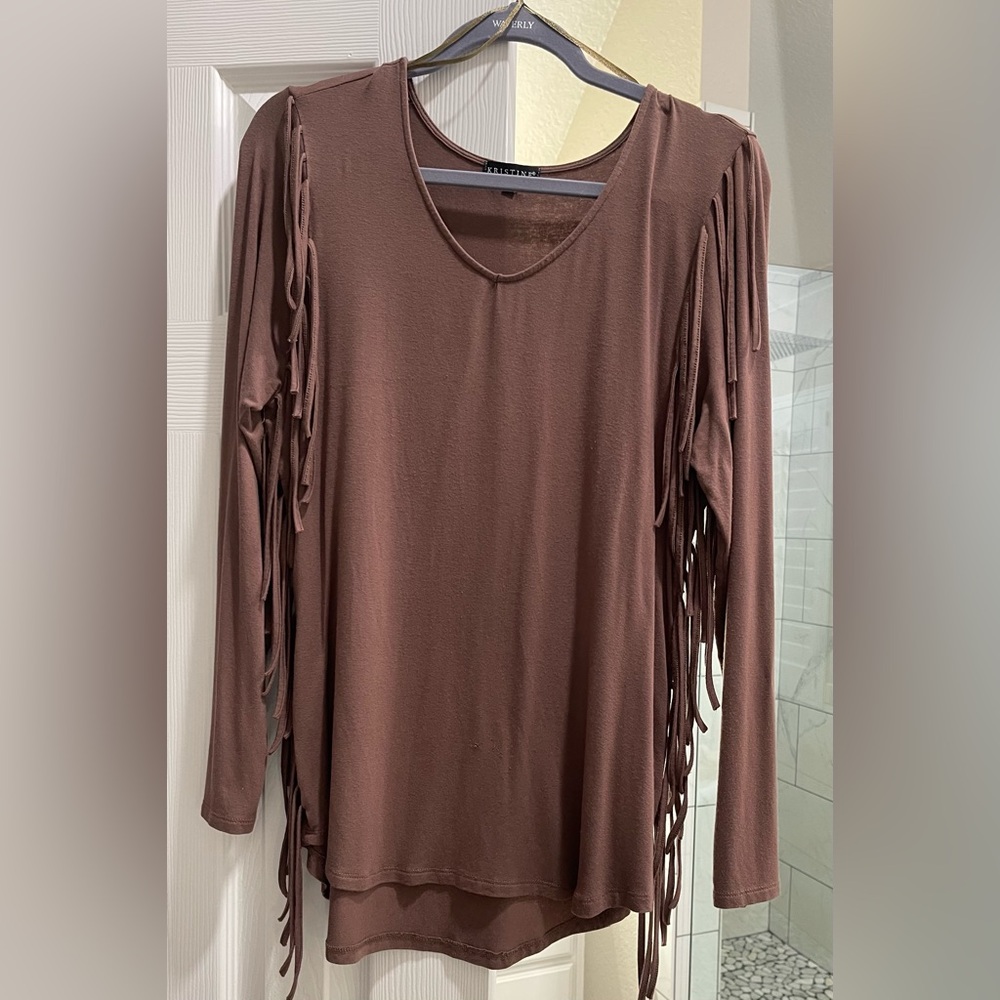 Kristine Brown Top
